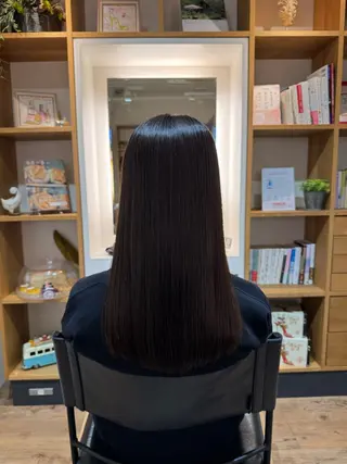 ロング 杉田 礼のヘアスタイル