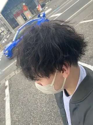 ミディアム パーマ メンズ パーマが得意な【最高 悠斗】のヘアスタイル