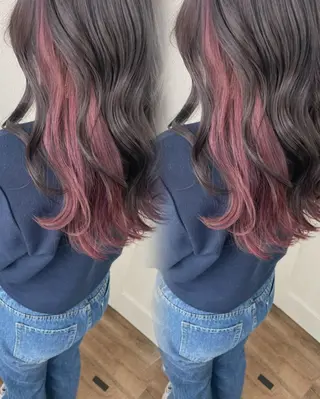 ロング カラー 🫧ショート・レイヤ ー・縮毛矯正🫧のヘアスタイル