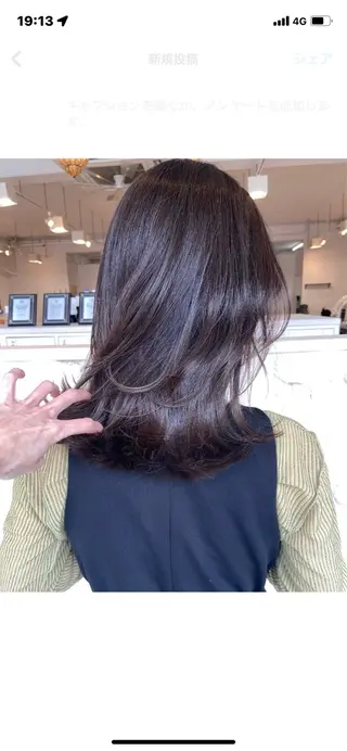 ロング Eleanor自由が丘店所属・Ｎ． Emiのヘアスタイル