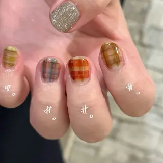 ネイル unwind ┊︎冬っぽネイル🧸のネイルデザイン