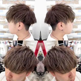 ショート カラー メンズ "PEPPU "所属・派手髪、ハイトーン ショートヘアShinのヘアスタイル