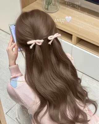ロング カラー ブリーチなしWカラー 🎀韓国ヘア/amiのヘアスタイル