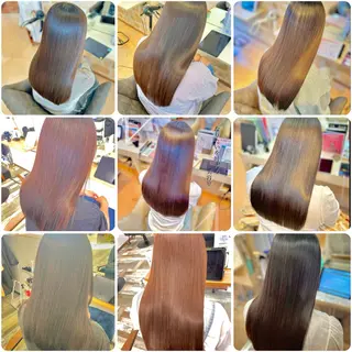 ロング 小澤 日菜のヘアスタイル