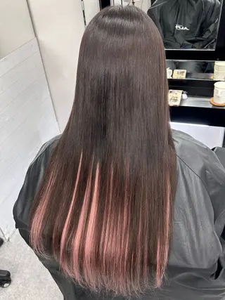 ロング カラー 🎀ハイトーン. 難波.RISA🎀のヘアスタイル