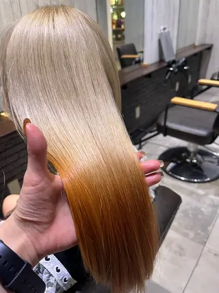 ロング カラー axy 新宿本店所属・🐾カラーモデル募集 中🐈‍⬛藤川 千誉のヘアスタイル