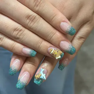 ネイル 0203ムニムサン 💙Honokaのネイルデザイン