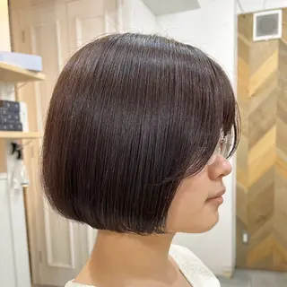 ショート カラー 顔まわりカット/ボブ /🧁とーこ🧁のヘアスタイル