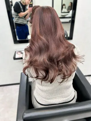 ロング カラー ナカジマ ナナのヘアスタイル