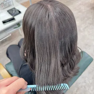 セミロング カラー JUNSHIN🦋 ヘアセット／カラーのヘアスタイル