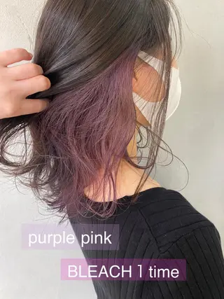 ミディアム カラー 舟橋 りんかのヘアスタイル