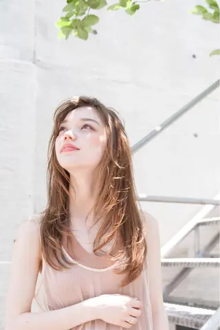 セミロング カラー hao所属・西山 頌太のヘアスタイル