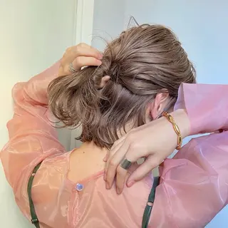 ミディアム 大本 メンズ/パーマのヘアスタイル