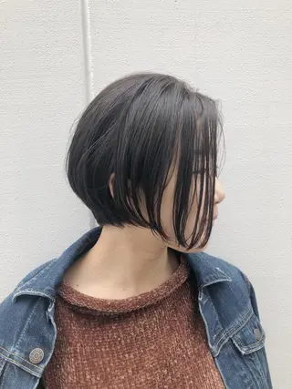 ショート カラー ノグチ ユウキ/ボブのヘアスタイル