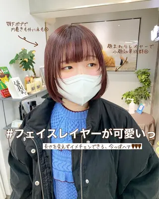 ショート カラー raika .のヘアスタイル