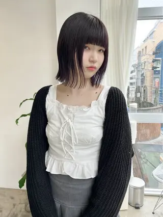 ショート カラー ness ネスのヘアスタイル