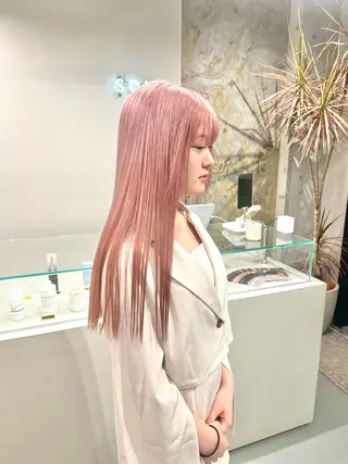 カラー 艶ブリーチ/表参道 ハイトーン /実乃梨のヘアスタイル