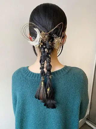 ロング ヘアアレンジ 🌟アレンジが似合う カラー🌟Rumiのヘアスタイル