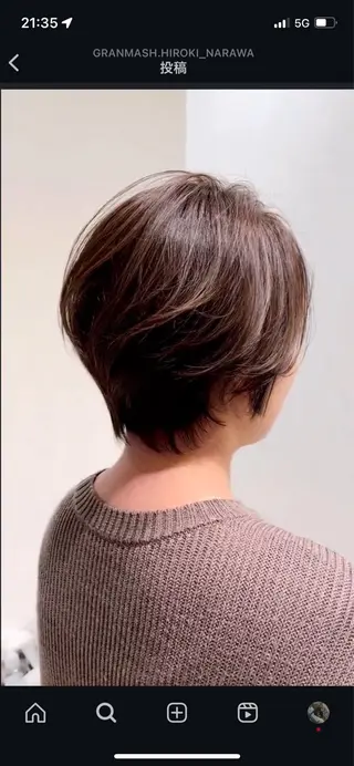 ショート GRANMASH所属・GRANMASH 竹田  瑠依希のヘアスタイル
