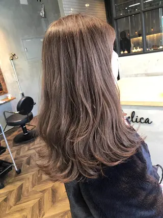 ロング カラー 遠藤 眞実のヘアスタイル