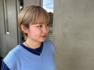 ショート カラー 柔らかカラー🥛 mayucoのヘアスタイル