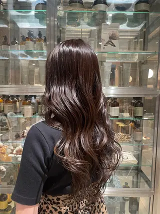 ロング 山﨑 心優のヘアスタイル