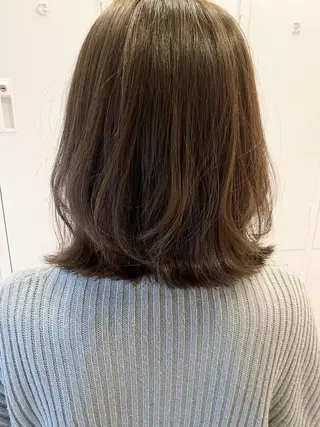 ミディアム カラー パーマ ヘアアレンジ N° 秋田店【ナンバー】のヘアスタイル