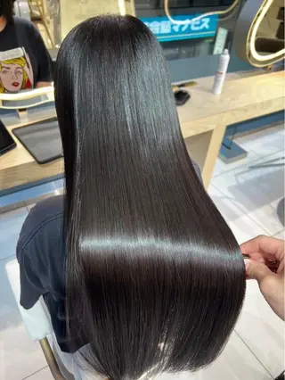 ロング ✨髪質改善/透明感 カラー🪽FUUMAのヘアスタイル