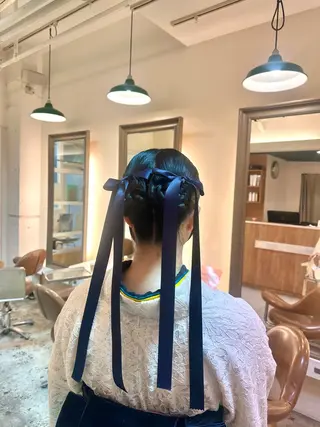 セミロング unsarto poi所属・柳澤きょうこ/ボブ 髪質改善/ヘアセットのヘアスタイル