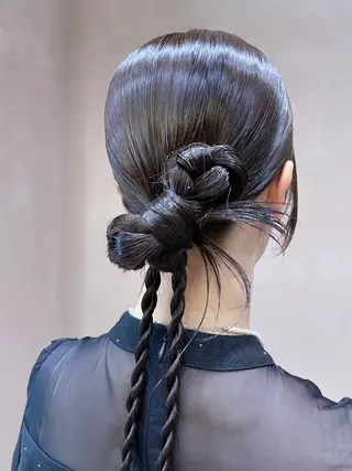 ロング ヘアアレンジ HINA🎀韓国ヘア / アイリストのヘアスタイル