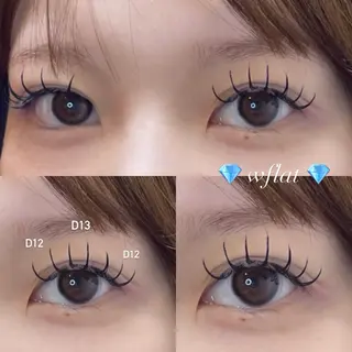 マツエク・マツパ Mell Yuuna ♡パリエク /束感のマツエク・マツパデザイン