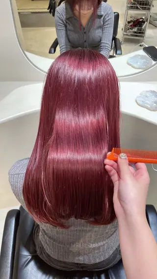 ロング カラー たかはし ゆうなのヘアスタイル