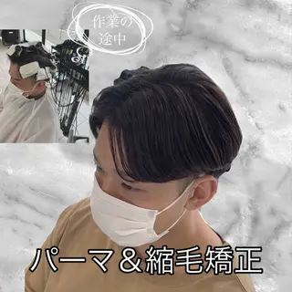 ショート パーマ メンズ 🥇メンズ特化 伊東輝のヘアスタイル