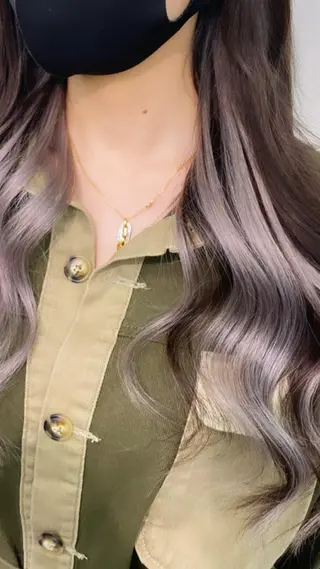 ロング カラー grow所属・🧡YUKA🧡 渋谷/プルエクステのヘアスタイル