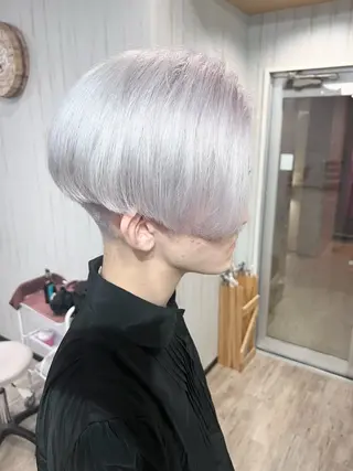 カラー メンズ 艶髪/ハイトーン特化 店長/SHOHEIのヘアスタイル