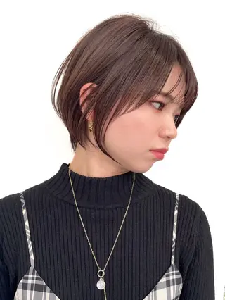 ショート 大人レイヤー ヨシミカズヤのヘアスタイル