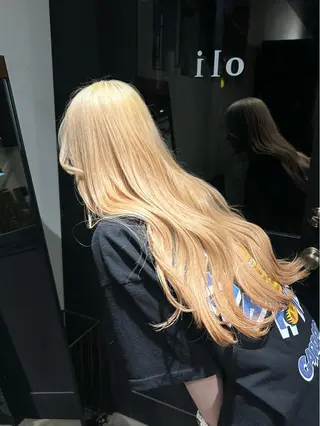 ロング カラー the　hinc所属・ひな🐥 ハイトーン🫧のヘアスタイル