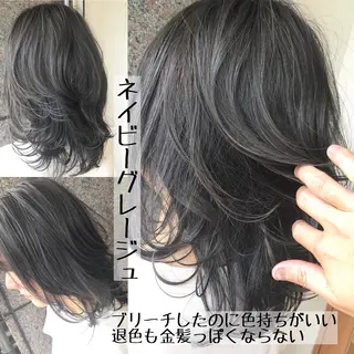 ミディアム カラー 🌟イメチェン美容師 🌟清水 大輝のヘアスタイル