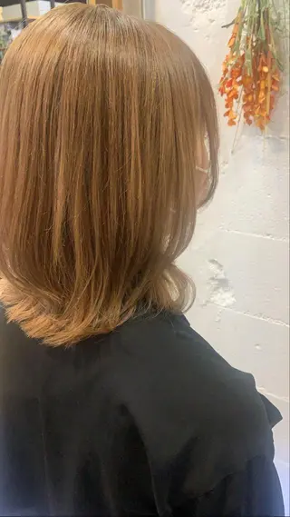 ミディアム ♱地雷カラー♱ウルフ ♱ 藍衣 ♱のヘアスタイル