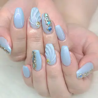 ネイル 💛うるちゅる 仕上げ💛ERIKAのネイルデザイン