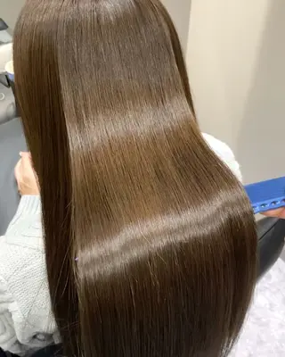 ロング オリーブ🌿ブリーチ なし◎Azusaのヘアスタイル