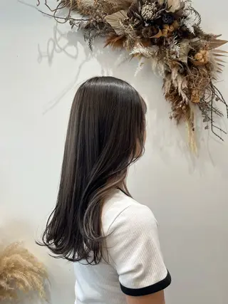 カラー bisou hair スガノ カヤノのヘアスタイル
