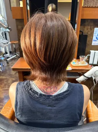 ショート 落合 ちりのヘアスタイル