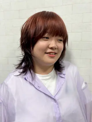 ミディアム 水元 聖流のヘアスタイル