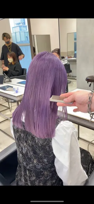 ミディアム カラー share salon OXY所属・🌈ショートの神様 🌈原田公祐のヘアスタイル