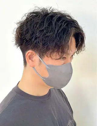 パーマ メンズ メンズ特化美容師 ‪✂︎‬ ユージのヘアスタイル