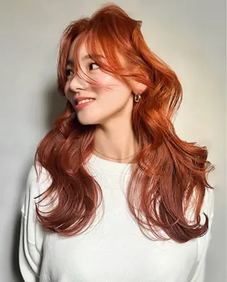 ロング カラー ★梅田似合わせカラー ちどり★のヘアスタイル