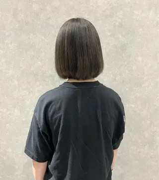 ショート カラー つちくら あみのヘアスタイル