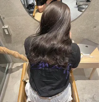 ロング カラー 🎀優姫 🎀 韓国レイヤーのヘアスタイル