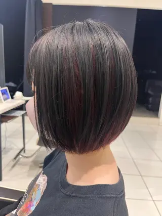 ショート カラー パーマ 髪質改善・美髪矯正 ケアカラーGAOのヘアスタイル